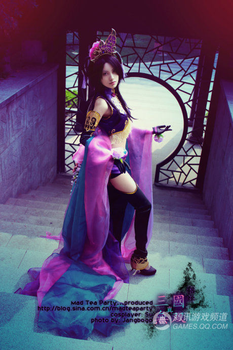 安能辨我是雄雌 身高180的男版貂蝉COS