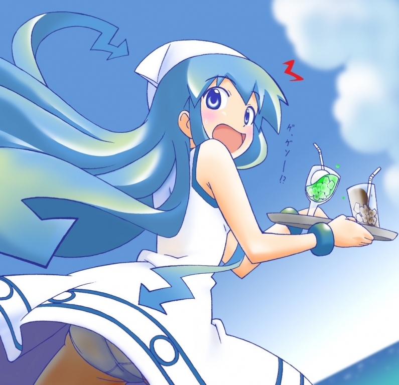 乌贼娘~~~;; 可爱乌贼娘图片~; 《侵略!乌贼娘》第二季动画情报