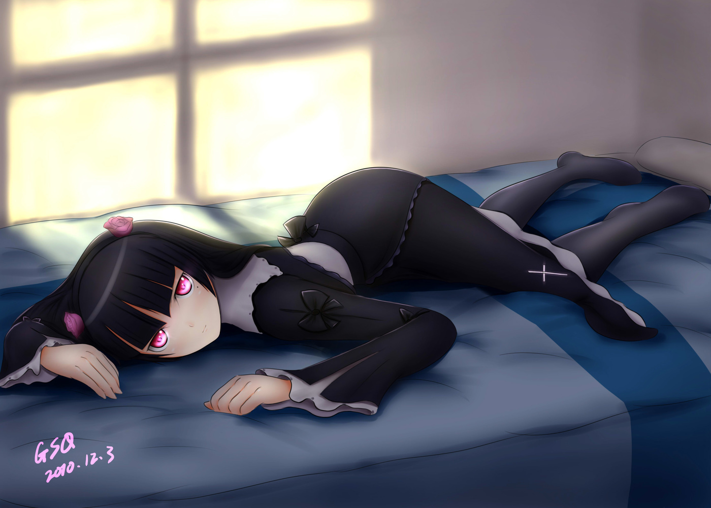 [俺妹]黑猫特辑篇壁纸+同人 - 美图馆 - 天使动漫