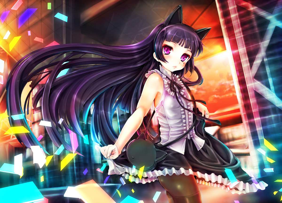 俺妹黑猫壁纸_俺妹黑猫_[俺妹]黑猫特辑篇壁纸