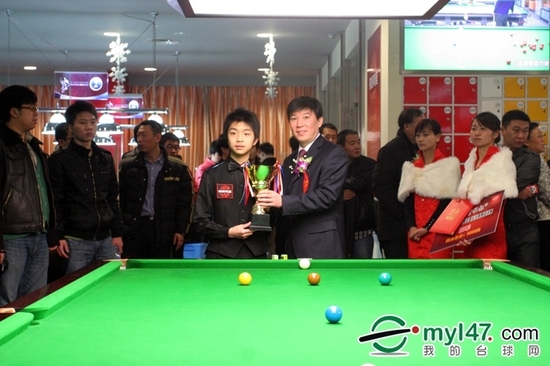 【台球消息】通江中学初2010级4班的王壮获得