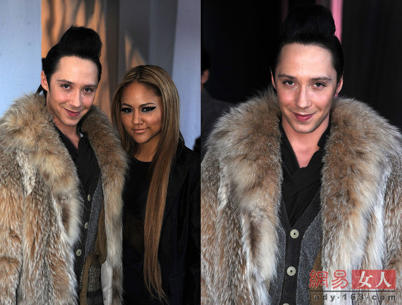 冰上水仙花男 纽约时装周狂爱皮草出风头_女人