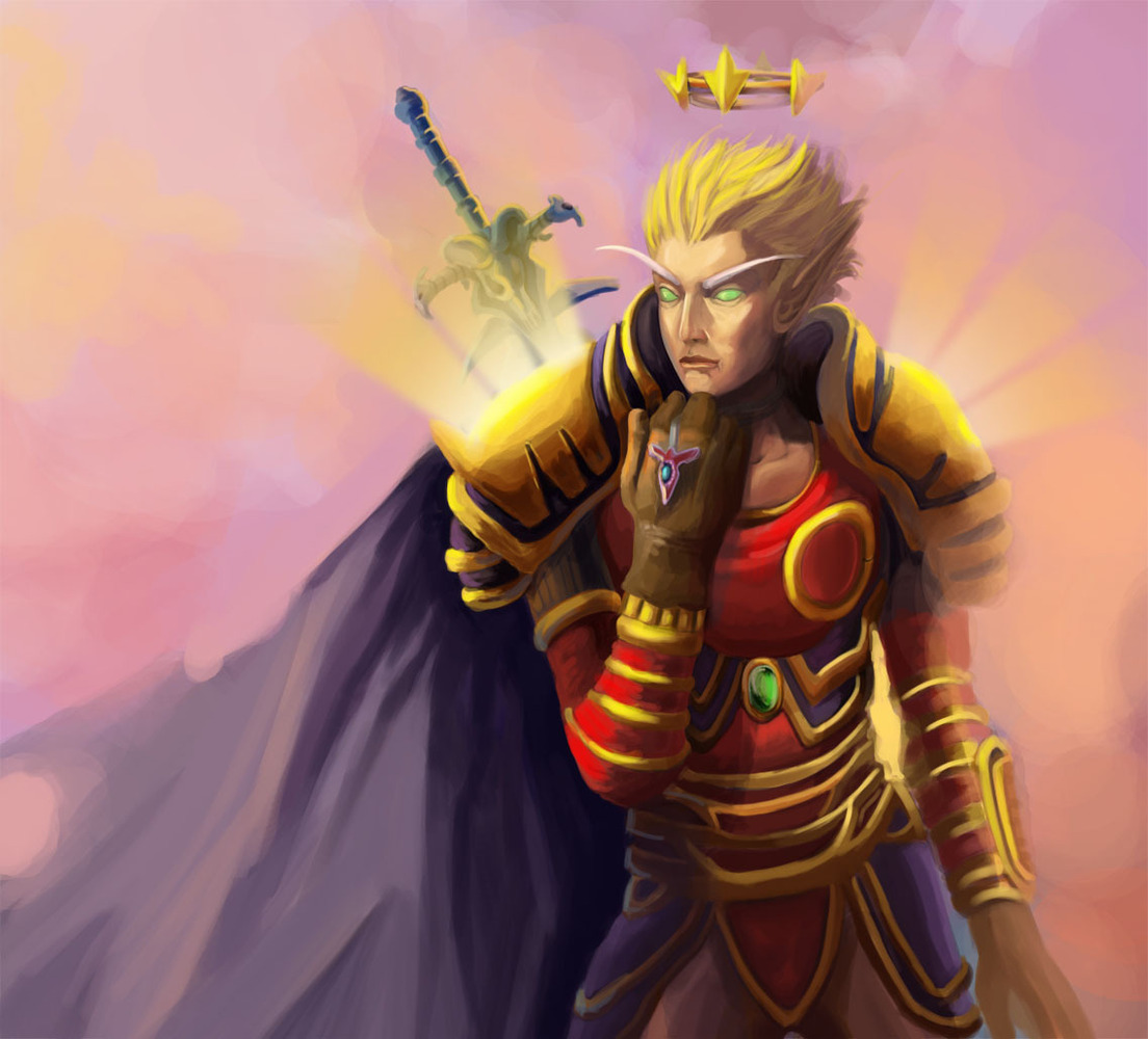 霸气外露!魔兽世界圣骑士同人画作精选