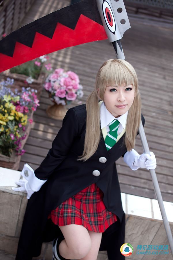 高清:《噬魂师》死神镰刀萝莉摩诃cosplay