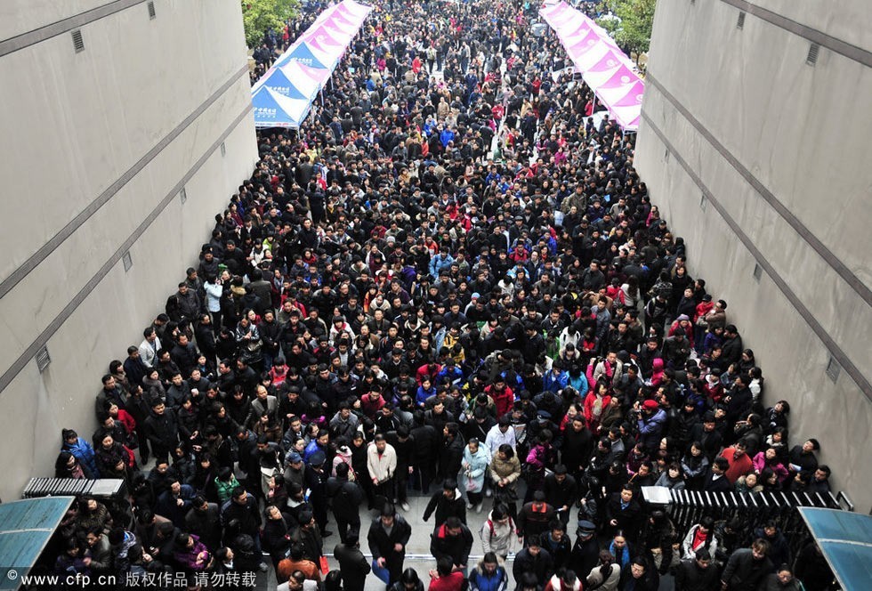 组图:武汉自主招生2天8场 激烈程度史上未有_