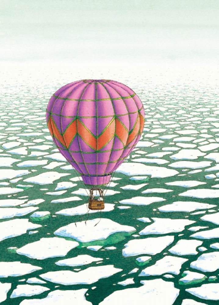 小北极熊和大热气球