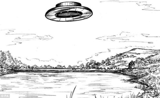 ufo简笔画,ufo简笔画图片带颜色