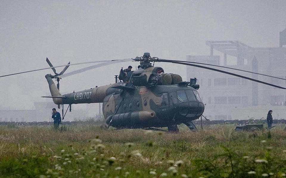 图说:米-171在中国