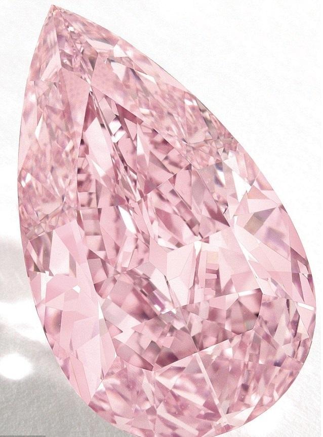 南非8.41克拉罕见水晶粉钻面世 竞拍价超1亿