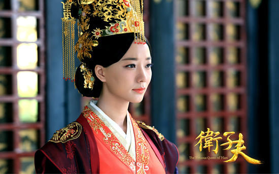 王珞丹古装造型清新素雅 打造汉代纯净森女风