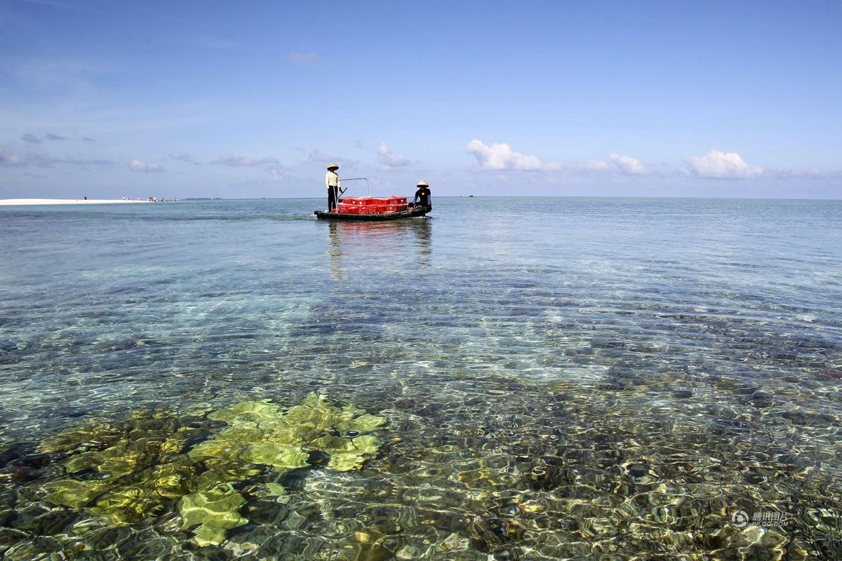 海南三沙:西沙美景迎客来