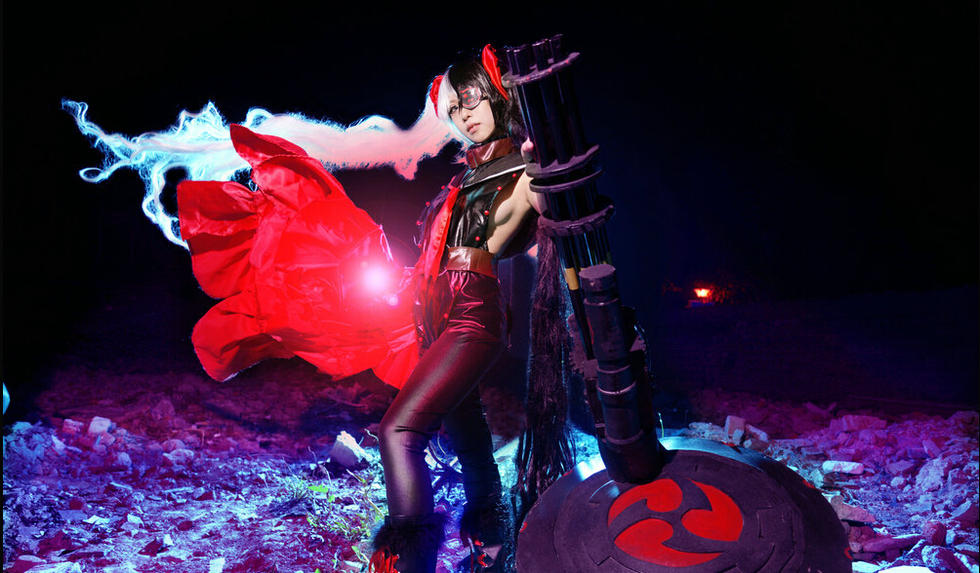 《剑灵》火炮兰真人cos火爆来袭