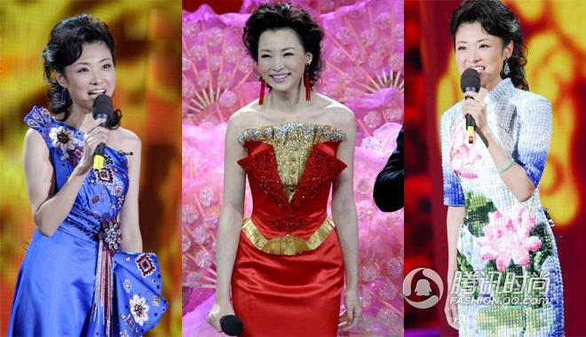 周涛董卿春晚同台斗艳 那些年pk过的春晚礼服