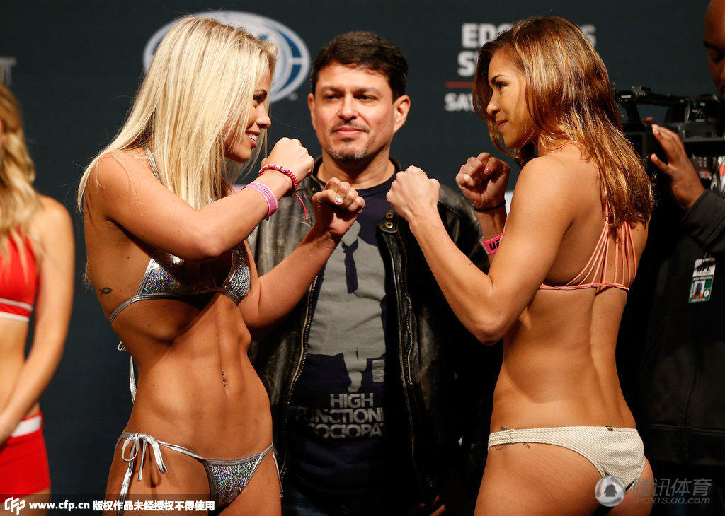 11月22日2014UFC<em>格斗美女</em>比基尼称重 曲线性