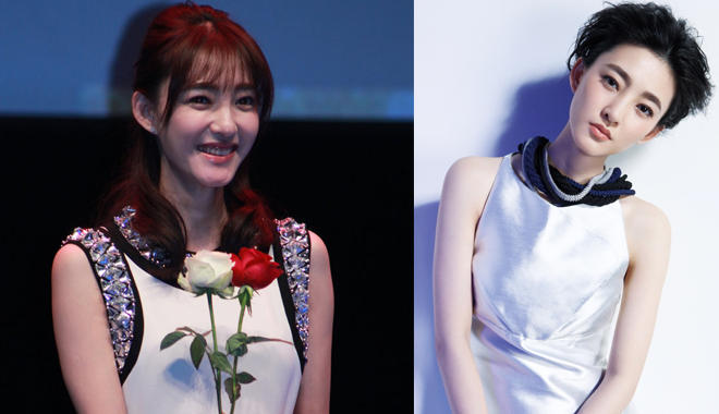 王丽坤新造型亮相 美人儿剪齐刘海你爱不爱?