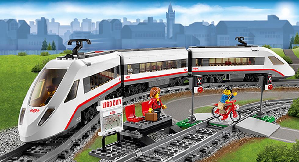 乐高城市高速旅客列车(lego city high-speed 