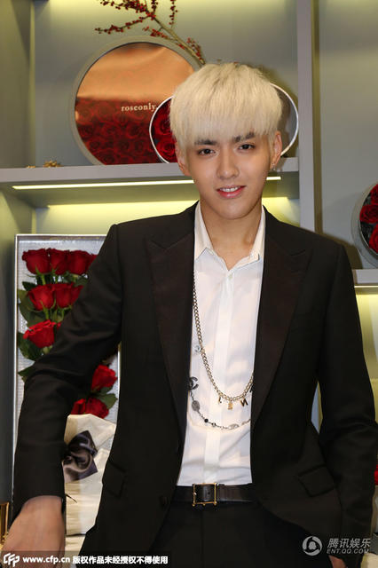 亦凡<em>顶白发</em>灿笑瞪眼表情丰富 获粉丝追捧_武进