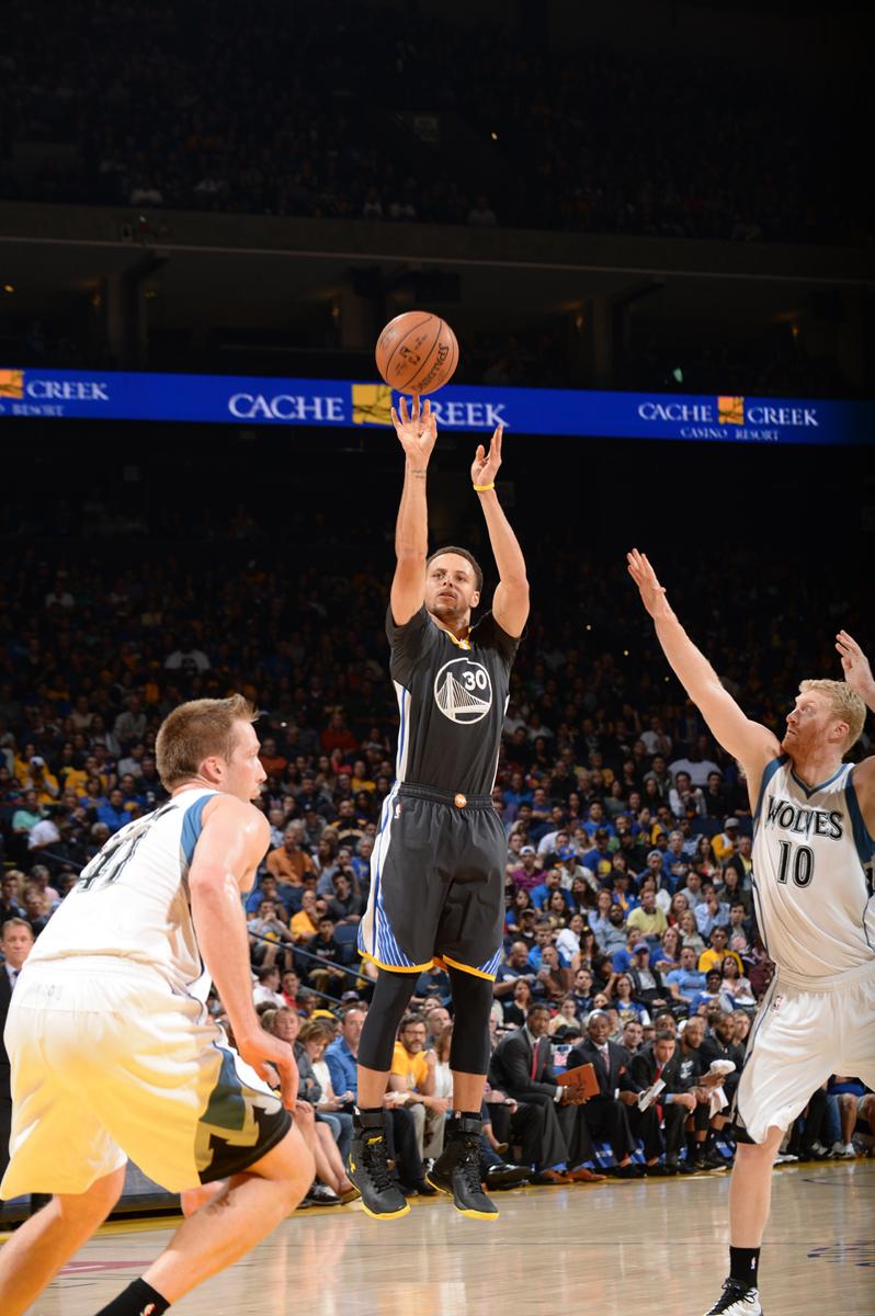 NBA:库里34分 勇士胜森林狼获主场16连胜-体育天地 - Qcoco.com