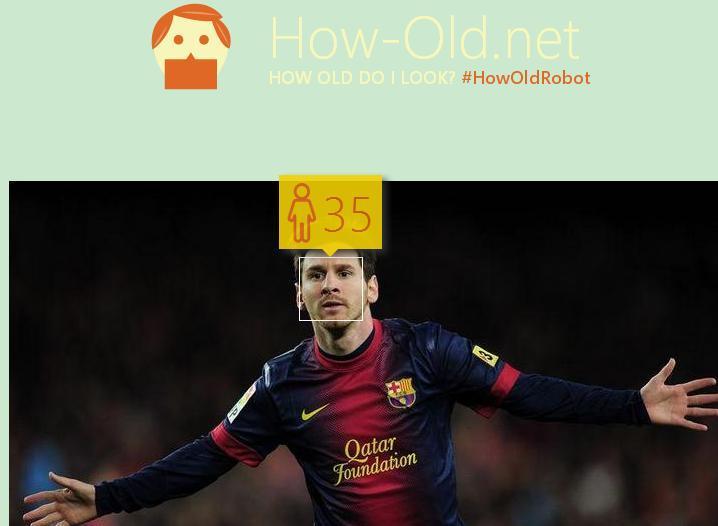 年龄测算软件测年龄 梅西35岁C罗竟到古稀之