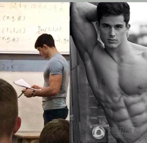 健美数学老师登杂志封面 帅气迷人大秀身材-数