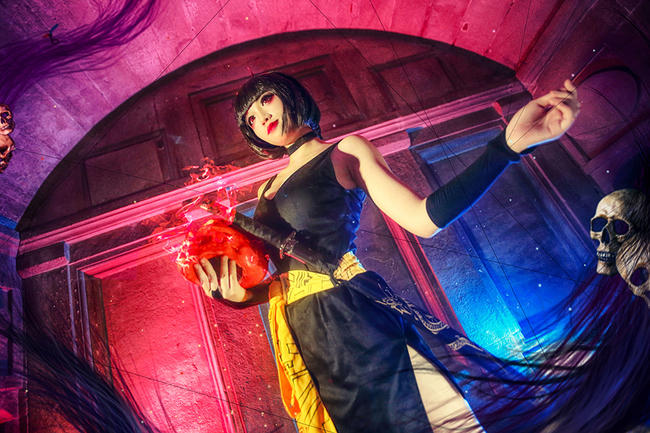 犬夜叉逆发之结罗COS 妖艳如火的女子