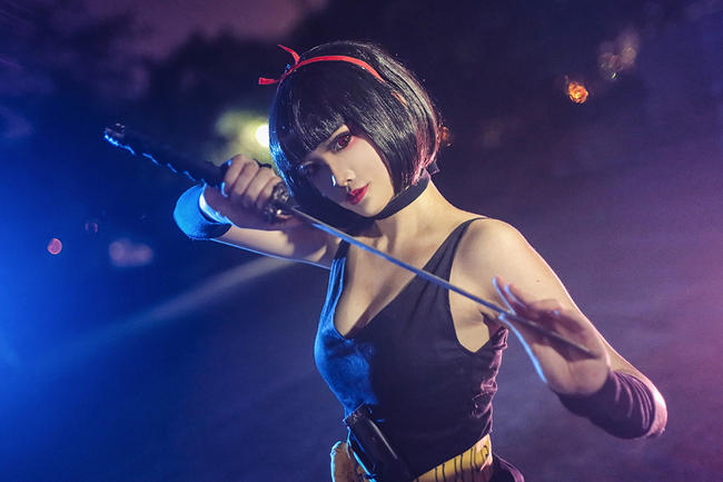 犬夜叉逆发之结罗COS 妖艳如火的女子