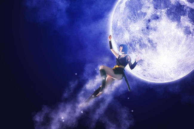 犬夜叉逆发之结罗COS 妖艳如火的女子