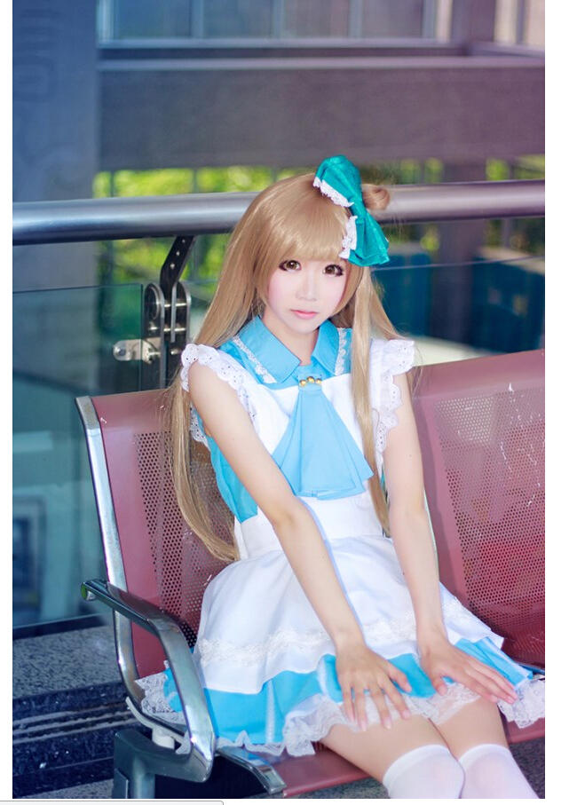 《lovelive》南小鸟软萌cos 白丝女仆为您服务