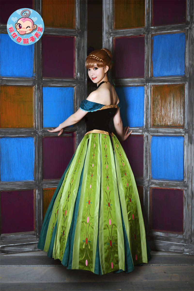 粉猴-喵小壳之《冰雪奇缘》安娜cos [15p]