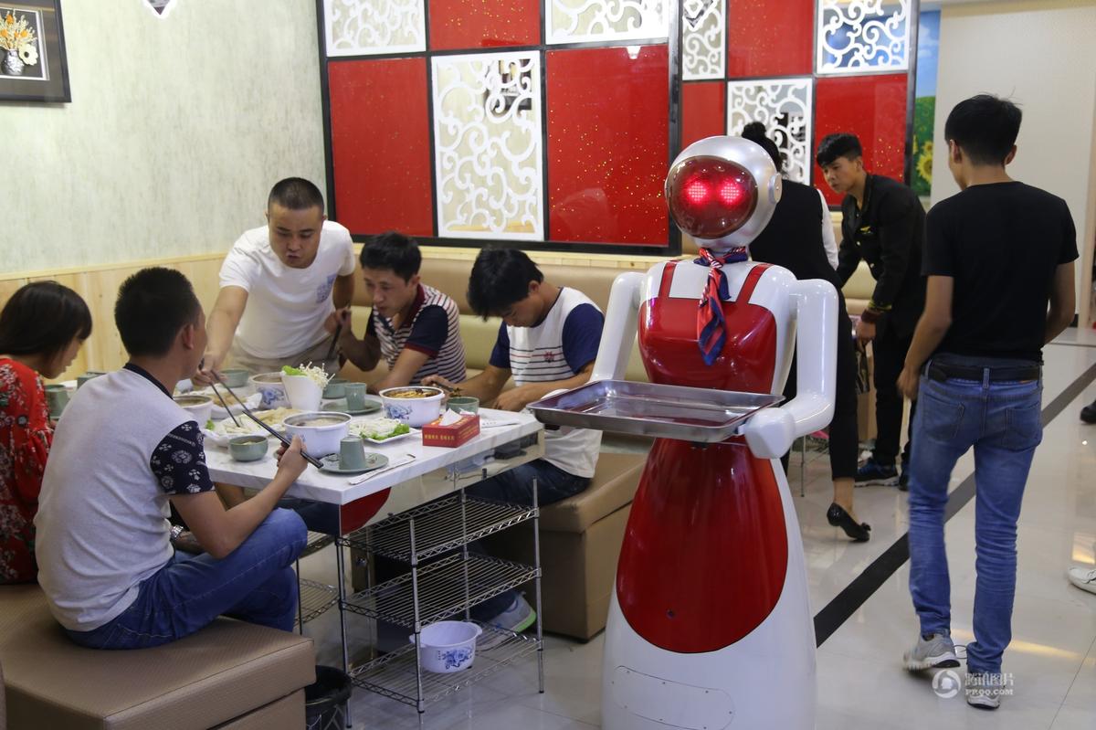 甘肃一邻居现性感女机器人声音a邻居端茶递菜》隔壁餐厅《的性感图片