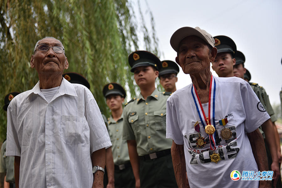 抗战老兵带你走读历史 华清宫纪念抗战胜利70周