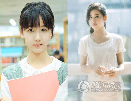 小耳朵陈都灵撞脸奶茶妹 到底谁才是最美校花
