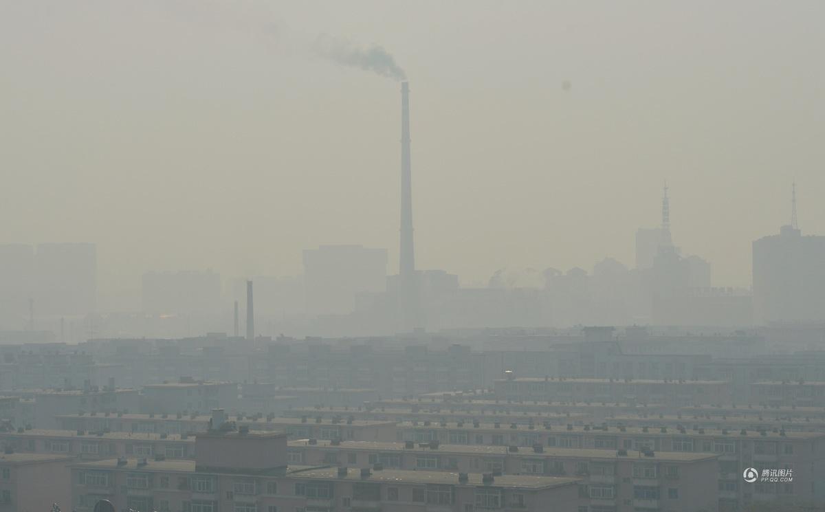 东北三省进供暖季 雾霾漫天 空气重度污染(组图)