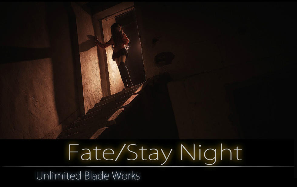 弓凛赛高!《Fate UBW》红A、远坂凛COS [38