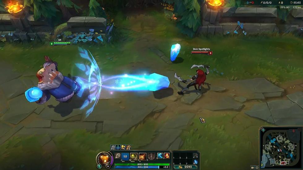 纳尔变身哈士奇 LOL冰雪节限定皮肤曝光-纳尔