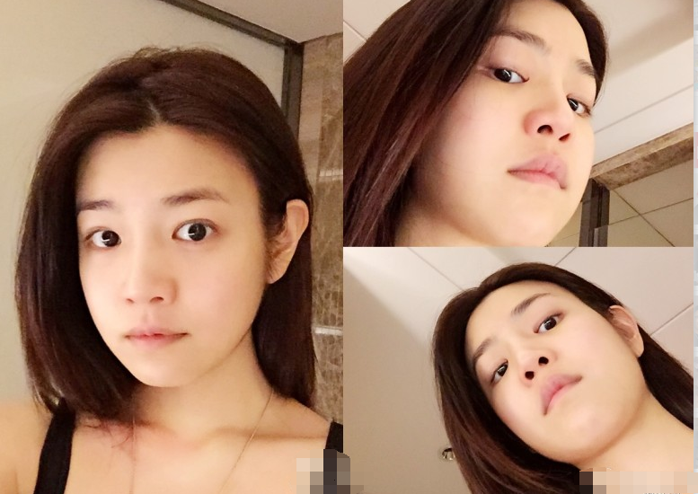 组图:仰拍俯拍侧拍!陈妍希素颜自拍停不下来