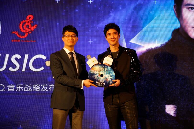 王力宏独家签约QQ音乐 出道20年自称“老鲜肉”