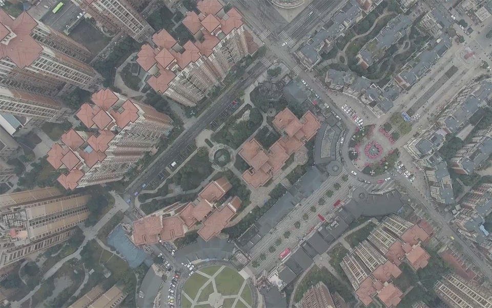 航拍国内最成功的开放式小区—宜宾莱茵河畔(图)