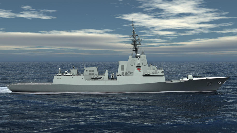 组图:澳大利亚"霍巴特"级驱逐舰即将服役