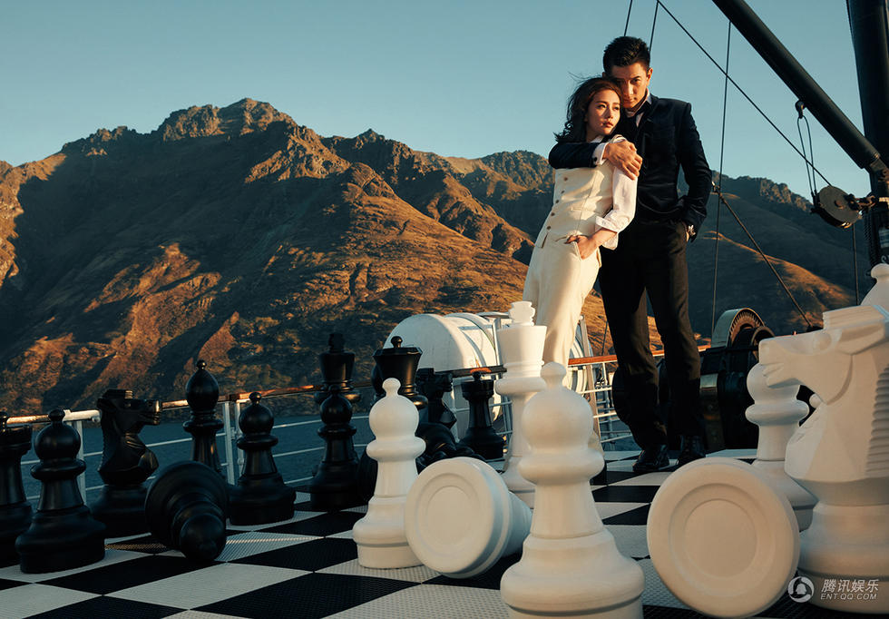 将甜蜜进行到底!隆诗新一拨婚纱照曝光(高清图)