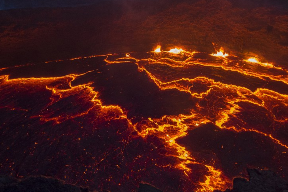 埃塞俄比亚火山区域奇特地貌 宛如地外星球(组图)