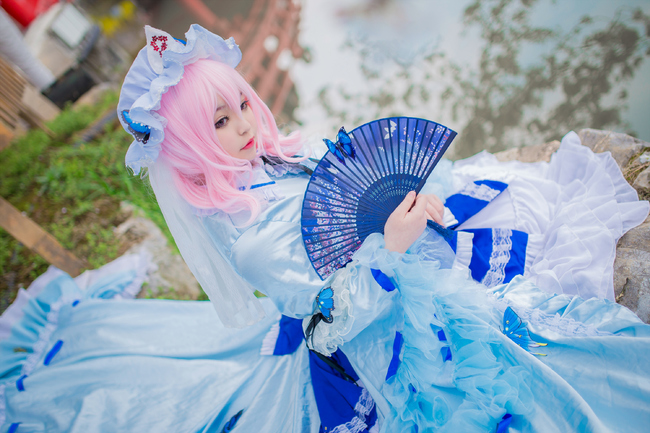 《东方project》西行寺幽幽子_cosplay_图库_翼风网