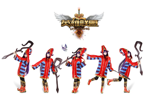 《英雄联盟》仙灵女巫璐璐COS