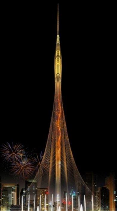 迪拜欲砸十亿美金建世界第一高楼 造空中花园(图)