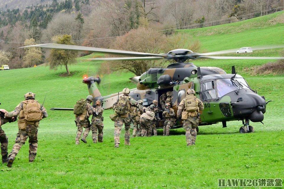 组图:NH-90直升机参加法军山地部队战术演习