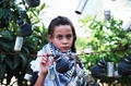  The youngest war reporter, a 10-year-old girl, recorded the front line of the Palestinian Israeli conflict with camera