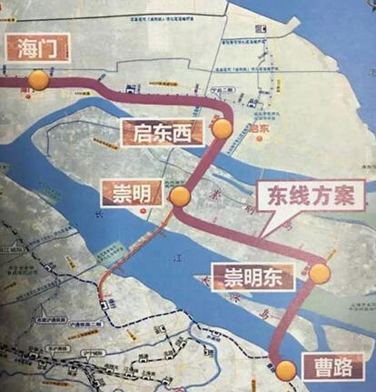 浦东至崇明岛有望通铁路 可直达南通,扬州,南京