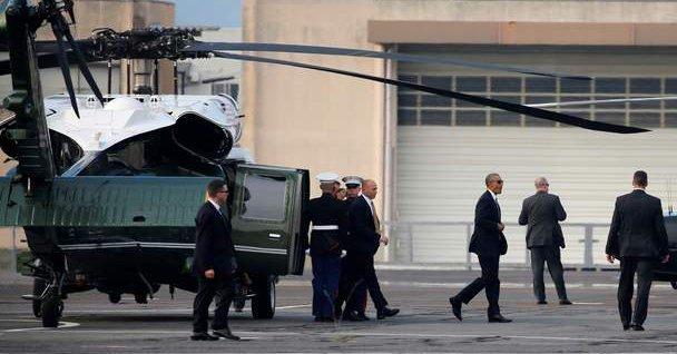 美总统奥巴马向广岛纪念碑献花圈 未鞠躬道歉(图)
