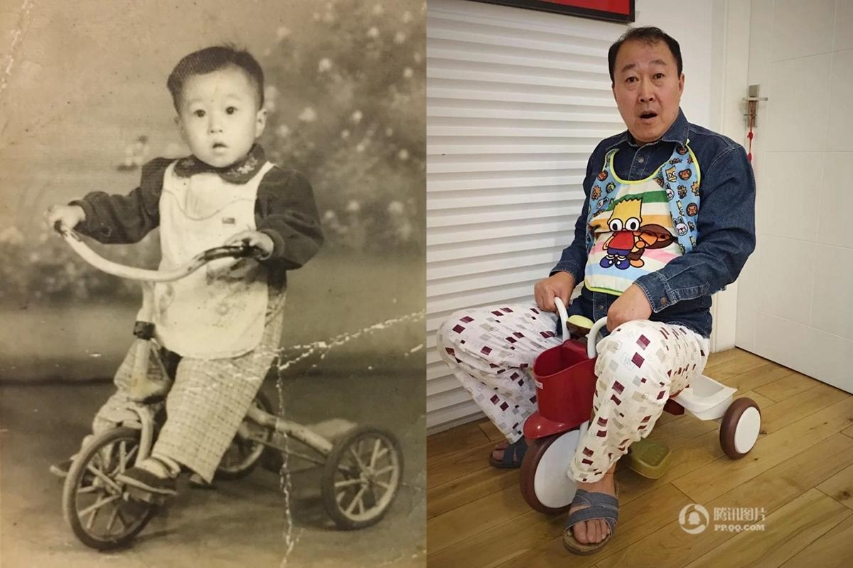网友晒童年对比照:时间都去哪儿了(高清多图)