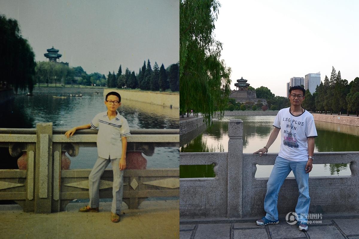 网友晒童年对比照:时间都去哪儿了(高清多图)